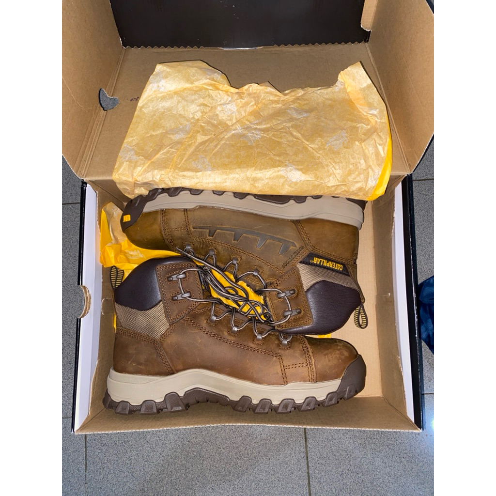 Sepatu Kulit Boots Caterpillar Threshold Original New