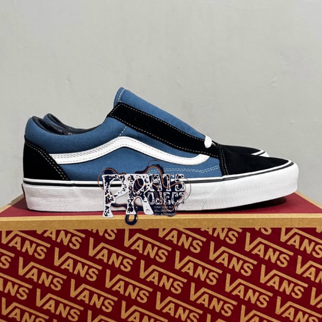 Vans Old Skool Classic Navy Original Resmi Navya