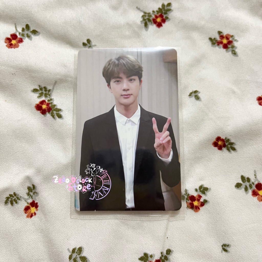 [Ready Stock] Official Photocard BTS Jin Memories 2018 DVD