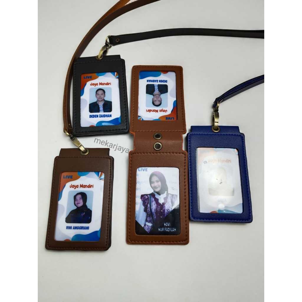 

Id Card Name Tag Kulit Holder Double Flip Magnet Terbaru Termurah Berkuas lita