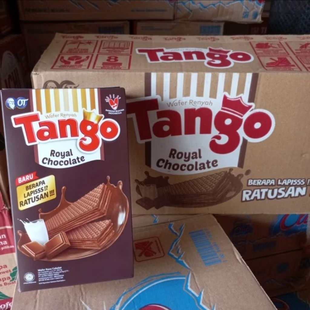 Wafer Tango 1 dus @5gr coklat/vanilla/strawberry