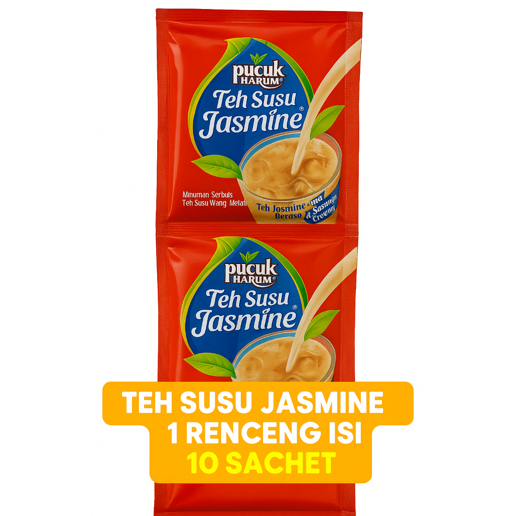 

teh SUSU JASMINE dari Mayora 1 Renceng isi 10 sachet