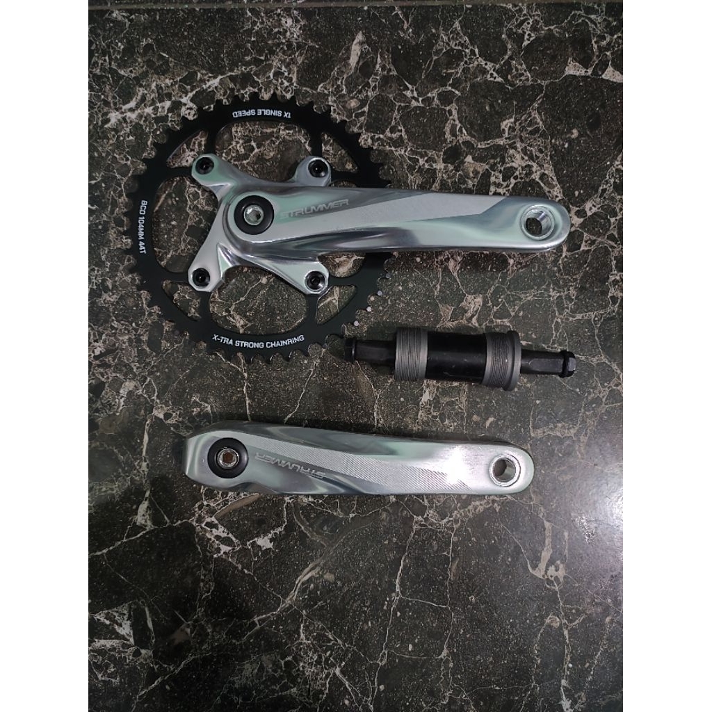 Crankset Crank MTB Federal BMX Strummer 40T 44T Prowheel 38T Single Speed Kotak