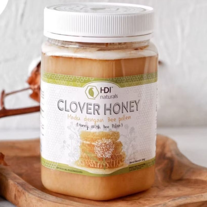 

Clover honey 1kg original exp 2028 + sendok kayu