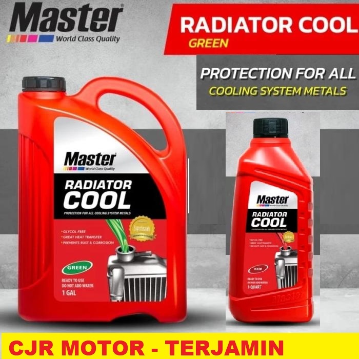 MASTER Radiator Coolant Air Radiator Mobil Warna Hijau ANTI KOROSI ORI