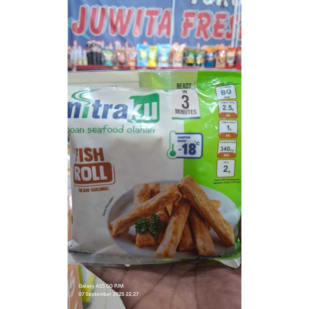 Mitraku Seafood Mix Fishroll 250 Gram