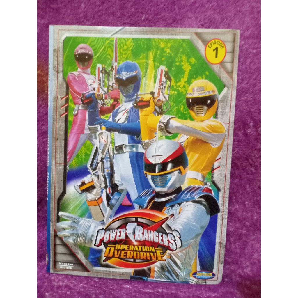 VCD ANAK POWER RANGERS OPERATION OVER DRIVE EPISODE 1