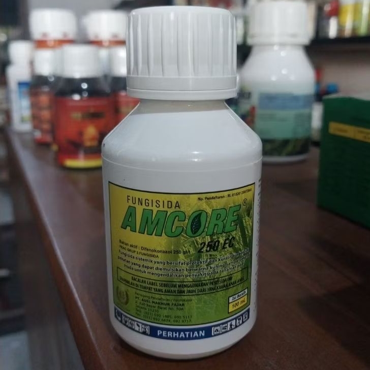 Fungisida AMCORE 250EC.Bahan aktif Difenokonazol 250g/l.kemasan 100ml