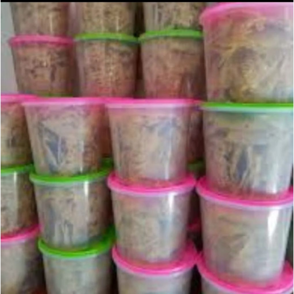 PEYEK REBON UDANG,,KEMASAN TOPLES PLASTIK 10 LITER