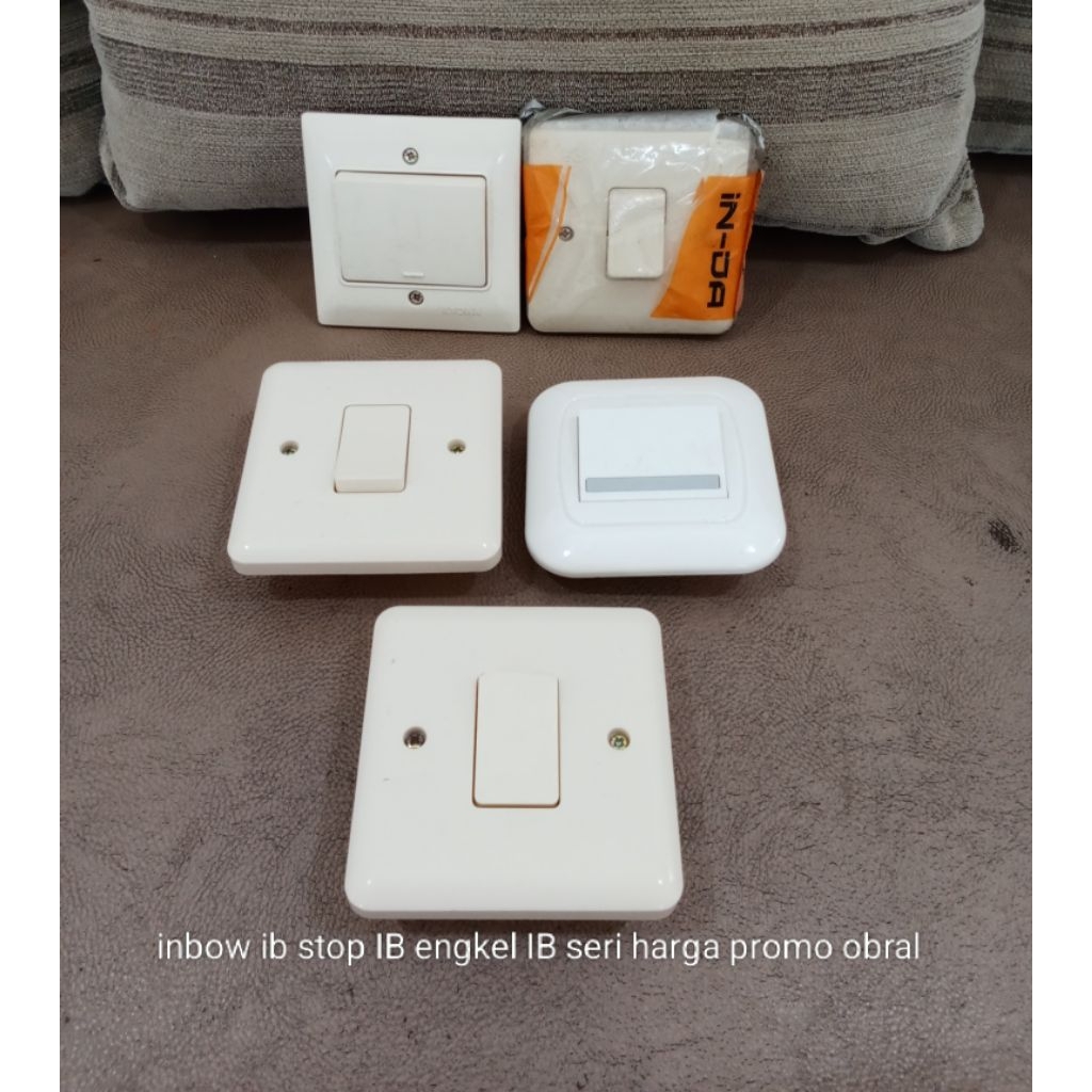 Inbow Saklar IB Stop IB Seri IB Engkel Harga Promo Bright