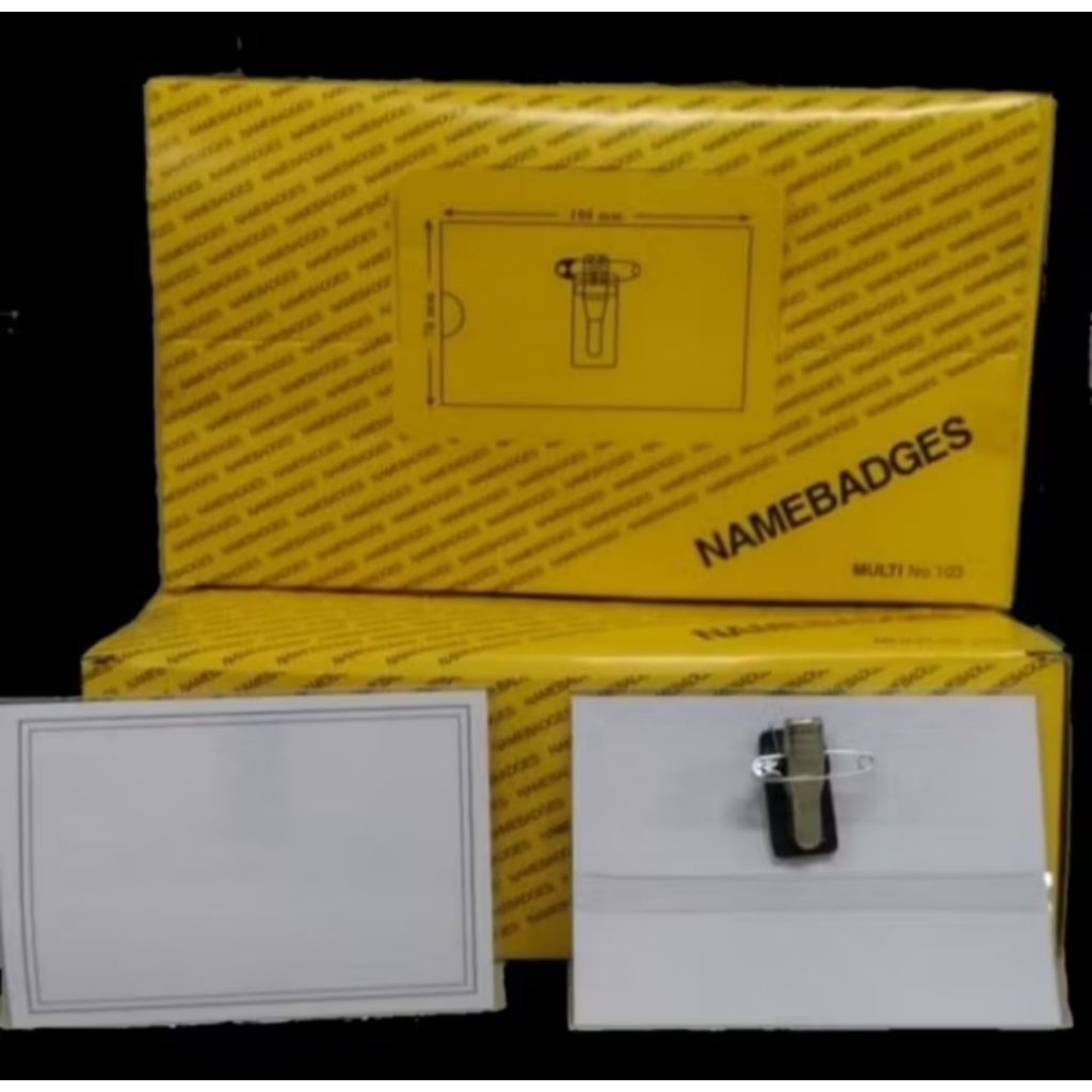 

ID Card Name Tag, Namebadges Uk 7 x 10 cm