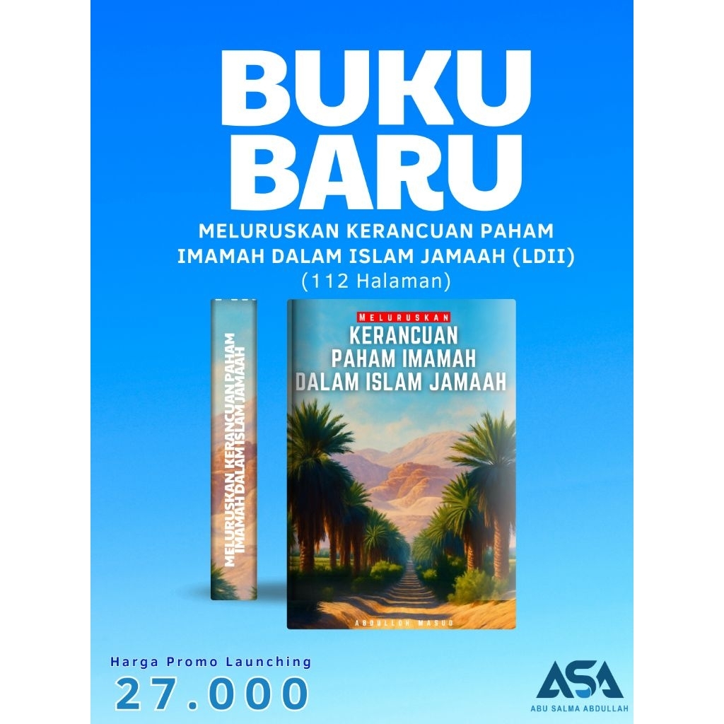 Buku Baru LDII - Meluruskan Kerancuan Faham Imamah Dalam Islam Jamaah (LDII)