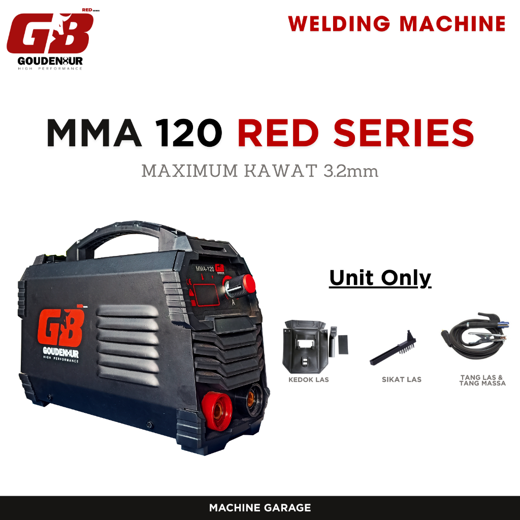 Mesin Las 450 watt MMA 120 gb red series