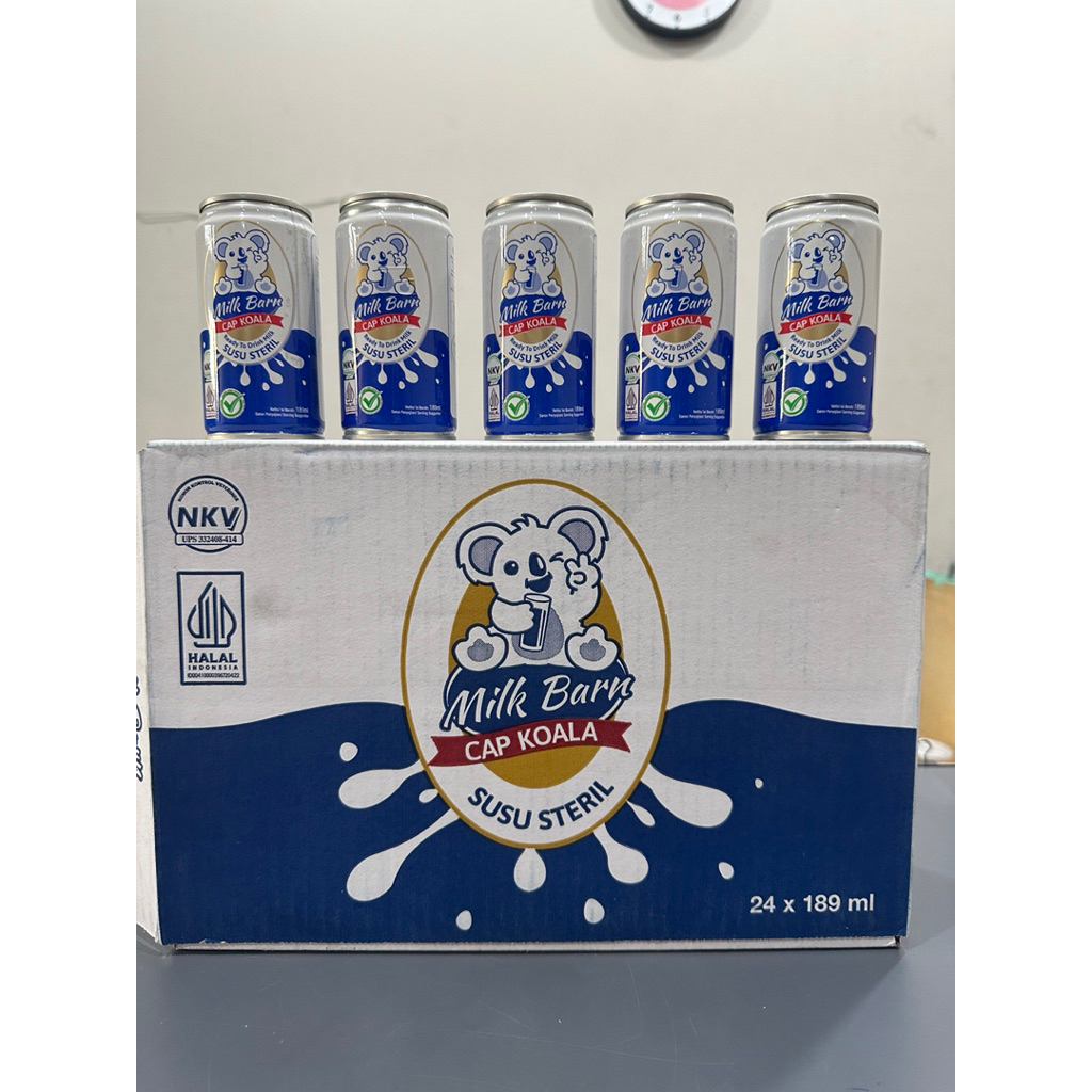 

KOALA SUSU STERIL 189ml MILK BARN CAP KOALA