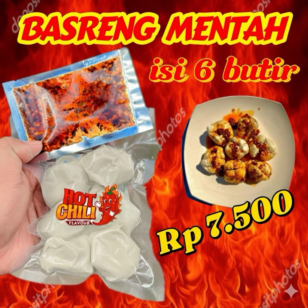 

Basreng mentah viral isi 6 gratis chili oil & bumbu asin by @mafia_basreng