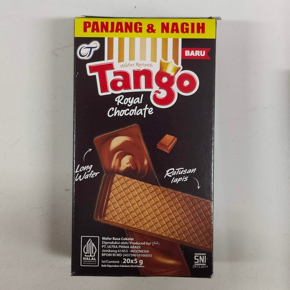 

Tango Wafer Coklat 5gr Isi 20 Pcs Per Box