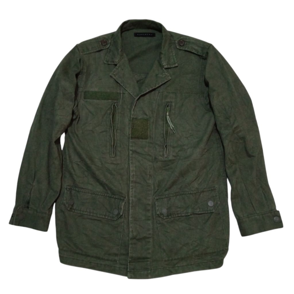 BOOK MARC Vintage Canvas France Military Style Jacket