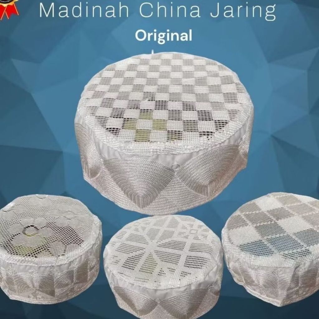 Peci Madinah China Jaring Original -