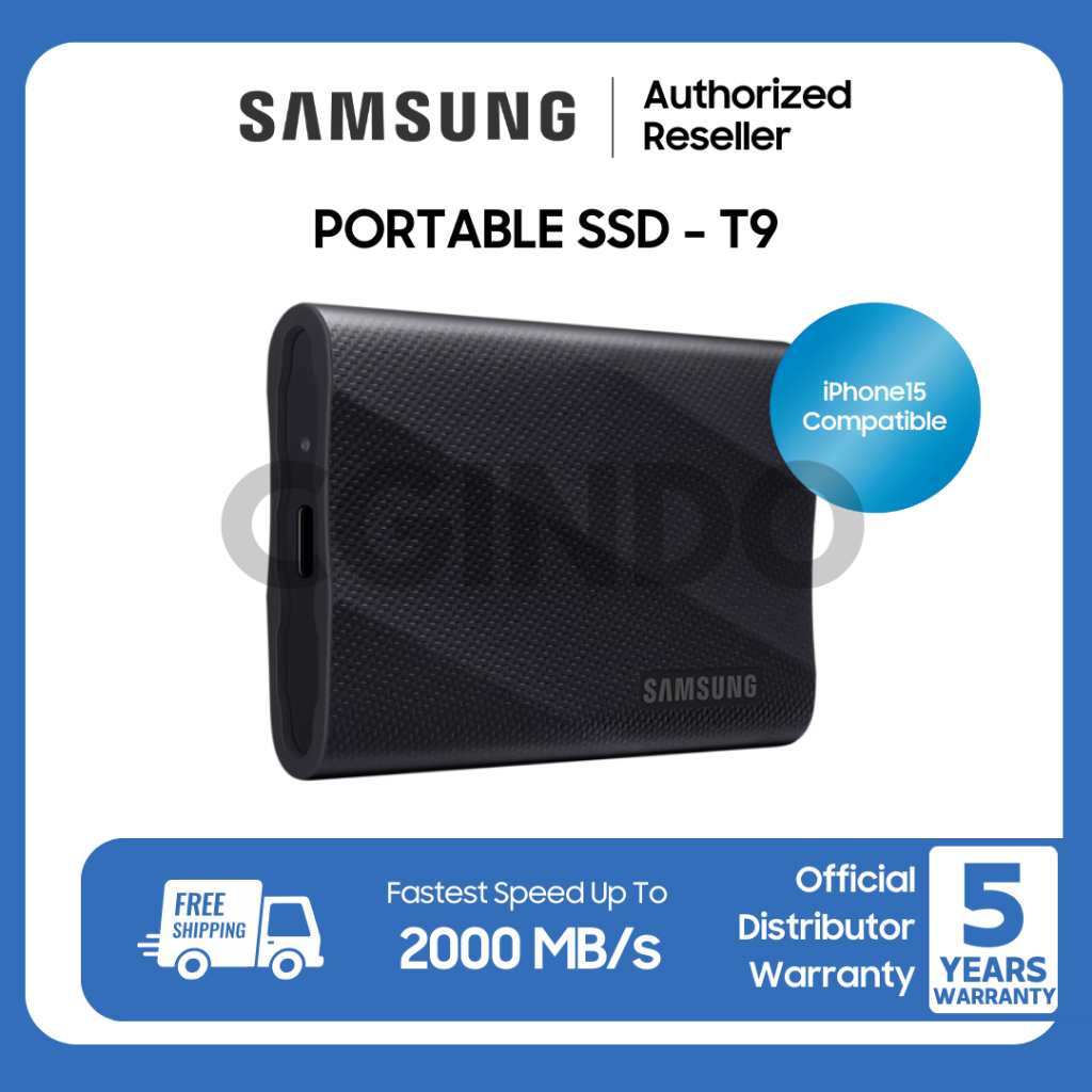 Samsung T9 SSD Portable SSD 1TB / SSD 2TB / SSD 4TB SSD External SSD Eksternal SSD T7 SSD Samsung Up