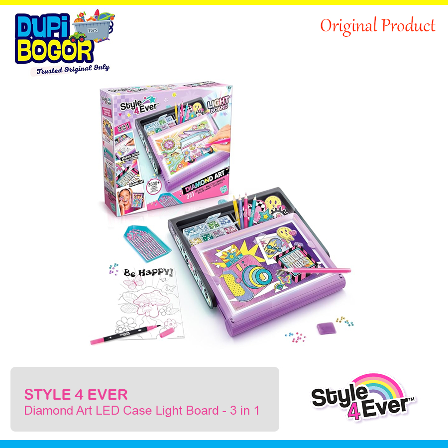 

Style 4 Ever Diamond Art LED Case Light Board - 3 in 1