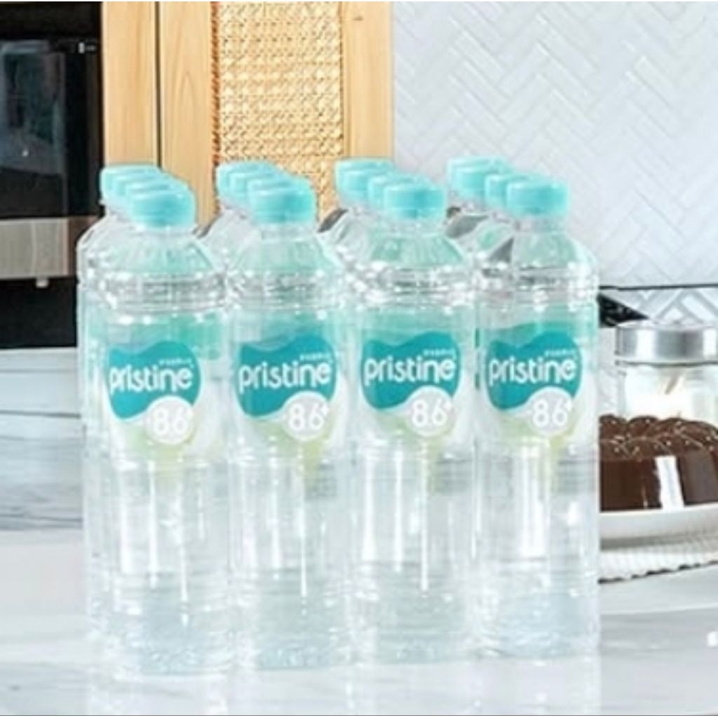 

Pristine 8.6+ ukuran 400ml harga per botol Pengiriman khusus Kota Medan Sekitarnya