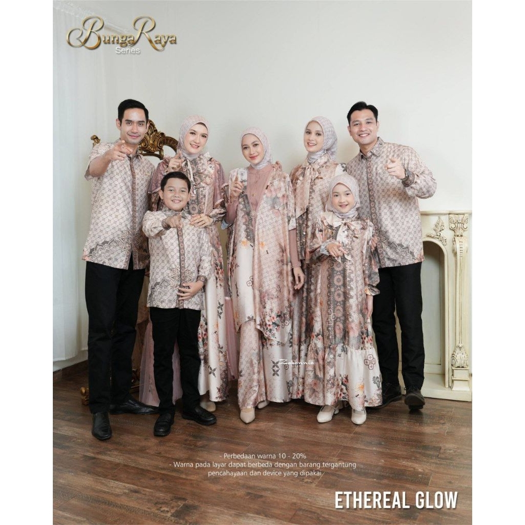 SARIMBIT ZABANNIA BUNGA RAYA GAMIS BRANDED ORIGINAL