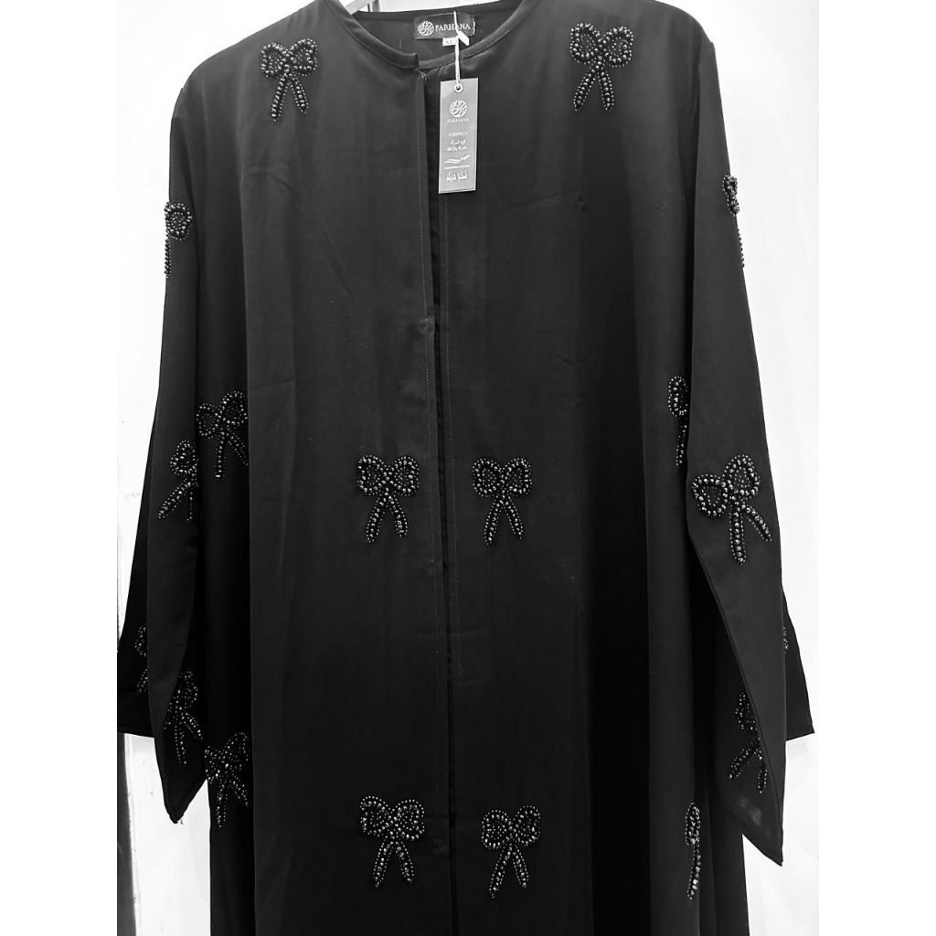 Abaya hitam NEW CRISTAL PITA