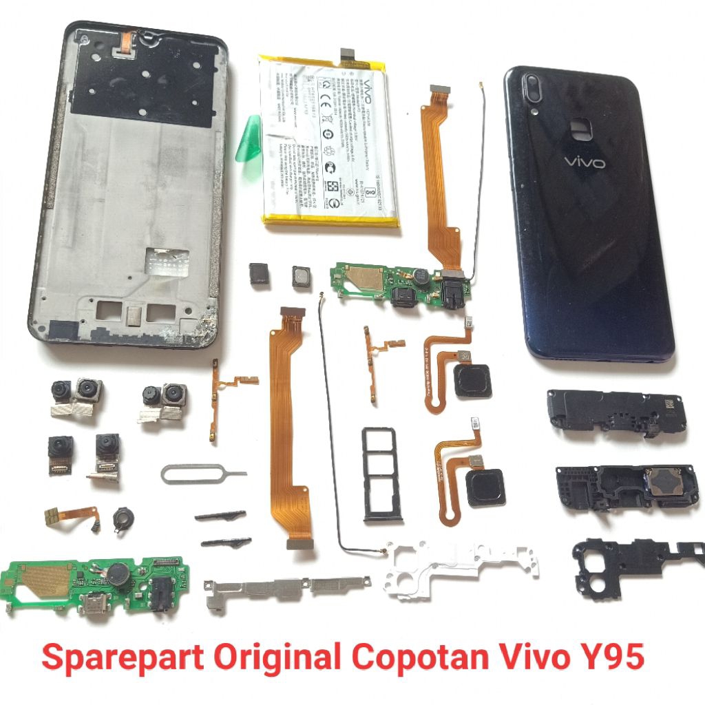 Sparepart Vivo Y95 (1807)y93/y91 Second Original Copotan  speaker telfon  Buzer Loudspeaker Proximit