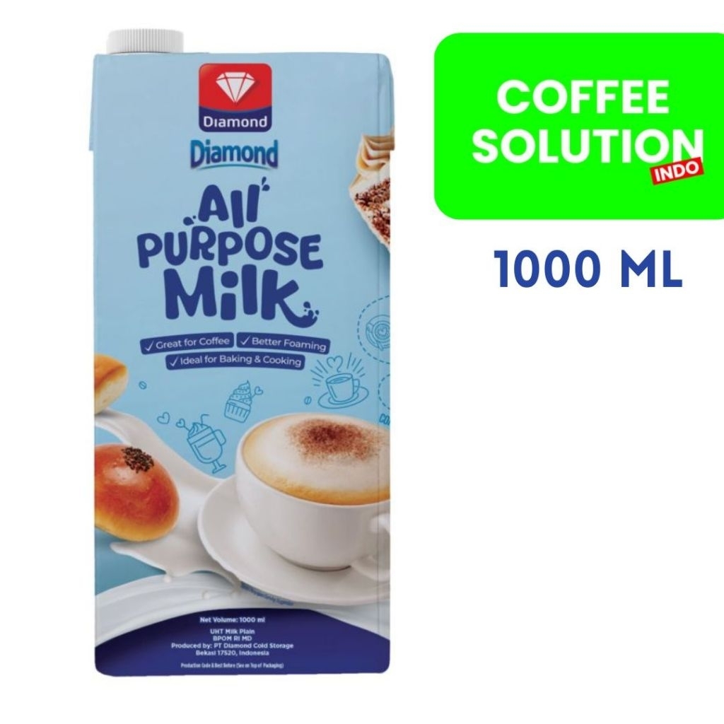 TERMURAH DIAMOND UHT ALL PURPOSE MILK 1000ML