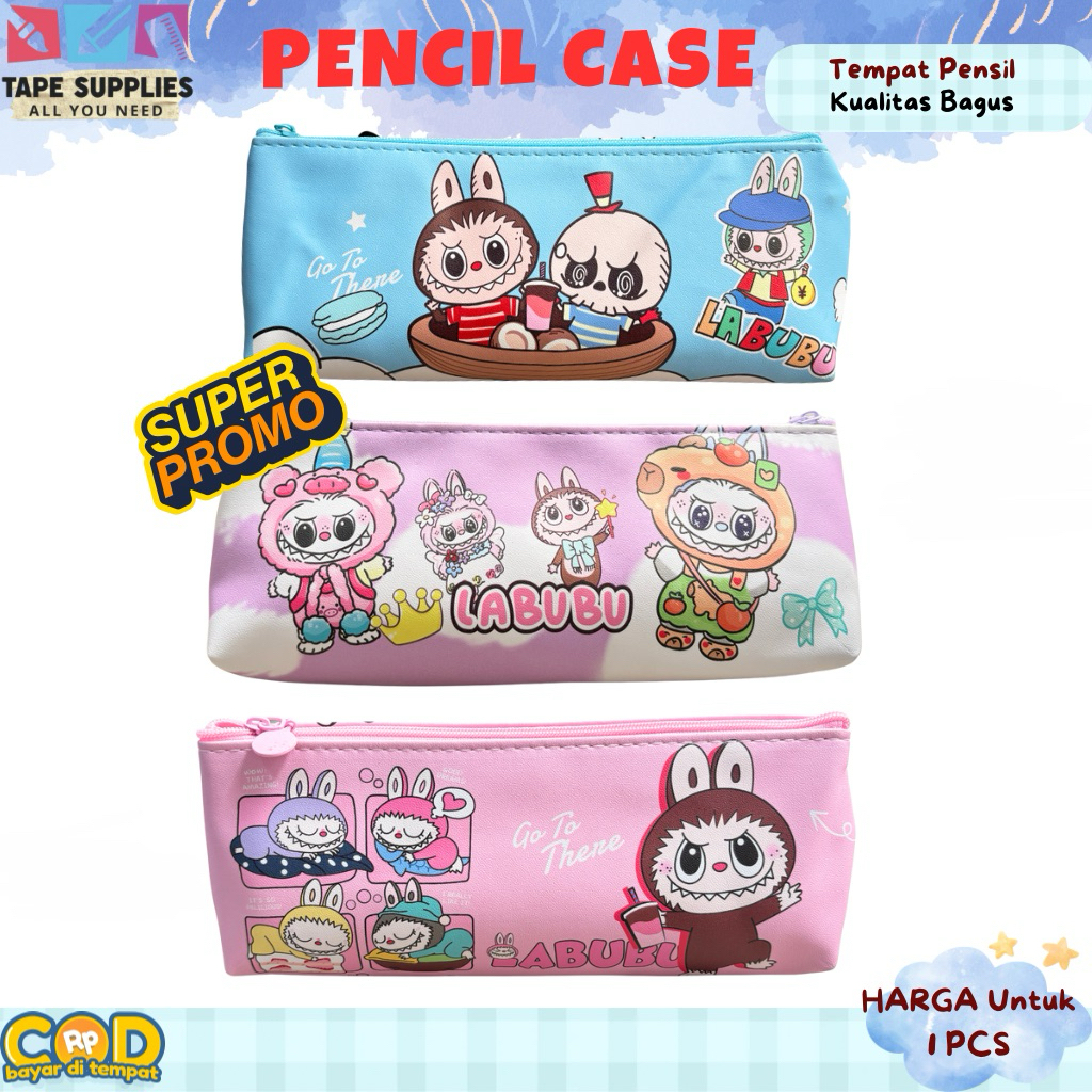 

(SUPER PROMO) Tempat Pensil Karakter Labubu / Pencil Case Cute / Kotak Pensil Lucu
