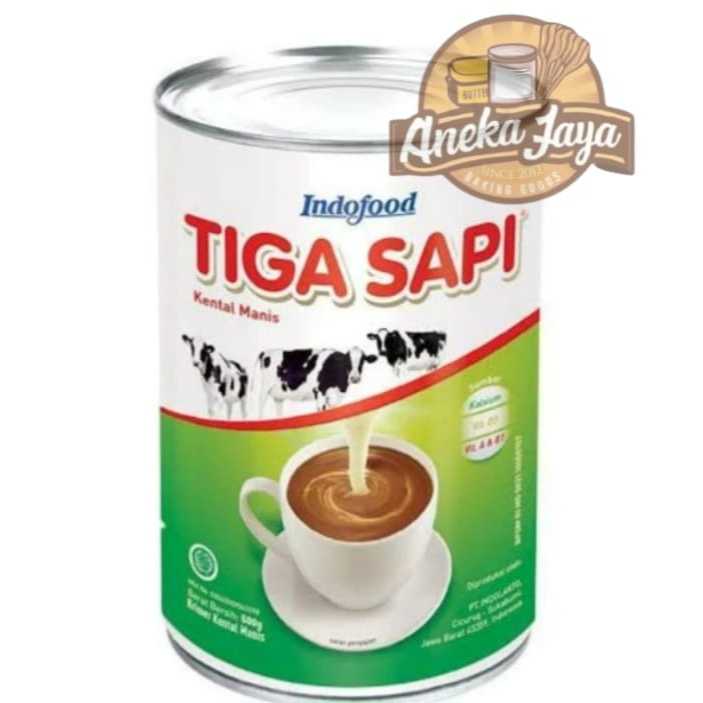 

TIGA SAPI SUSU KENTAL MANIS 490 GR/ KRIMER KENTAL MANIS