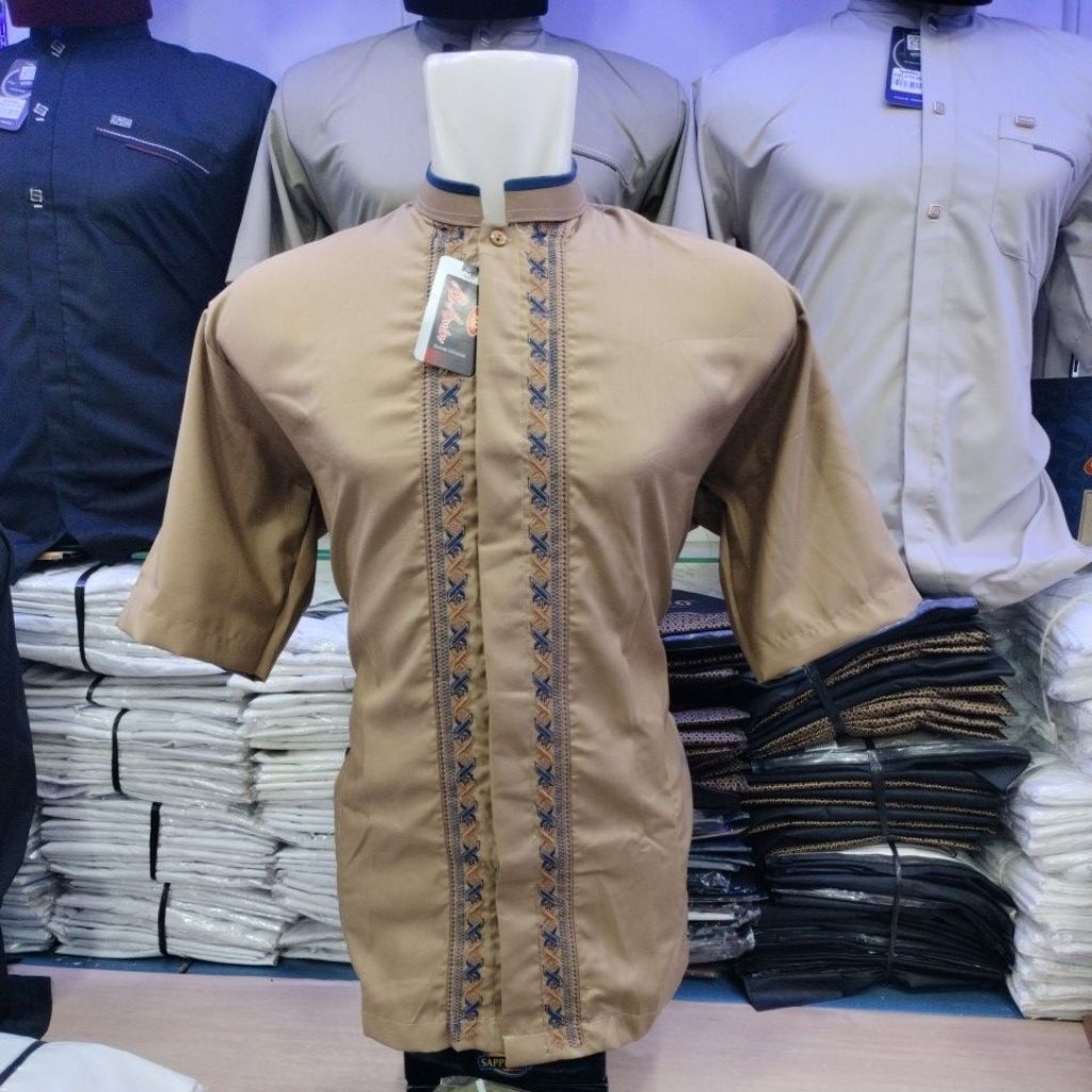 KOKO WARNA LENGAN PENDEK mrk al,amin