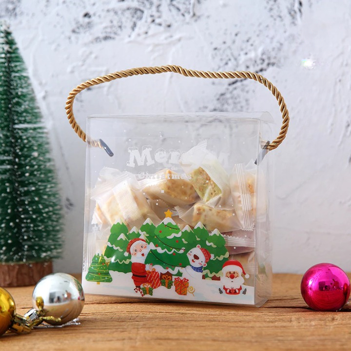 

Goodie Bag Mika Tenteng Besar Natal Motif Santa Snowy Box Kue Cookies Hampers Hadiah Perayaan Merry Christmas