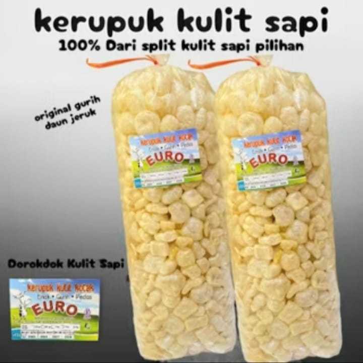 

Cemilan Kerupuk Kulit Sapi Dorokdok Rambak Asli 100% Halal Aneka Rasa Original Jeruk Gurih Renyah