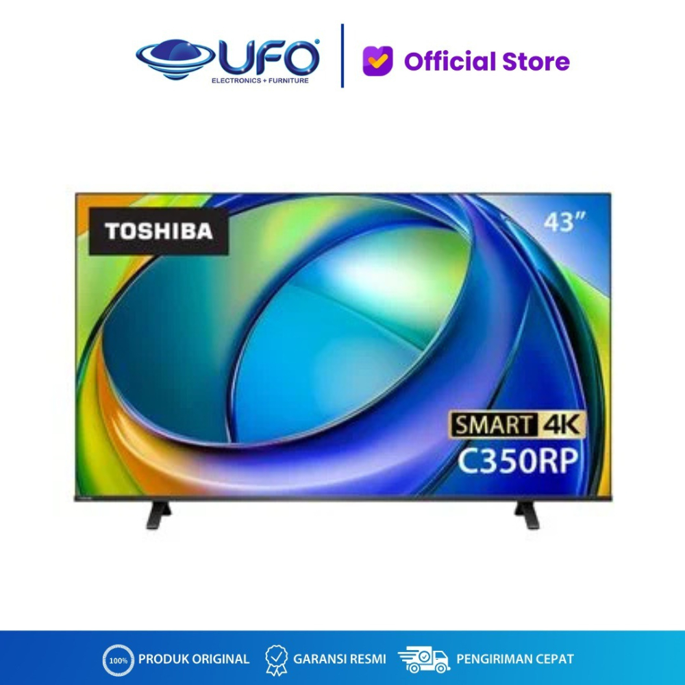 TOSHIBA TV 43C350RP 4K UHD LED Series Smart TV 43 Inch 2025