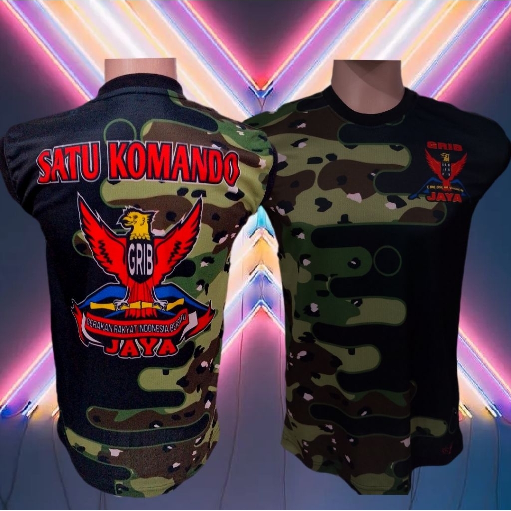 kaos grib jaya, singlet grib jaya atribut grib jaya, seragam grib jaya