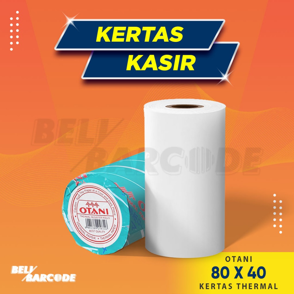 

Kertas Termal 80x40 Otani Paper Struk Kasir 80 x 40 mm Printer Kasir