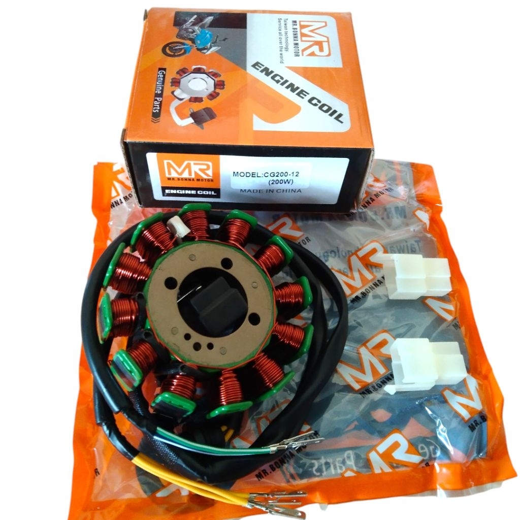 MR spul viar 150cc 12 pole 93mm baut 3- PRMIUM sparepart motor roda tiga-viar kaisar nozomi jialing 
