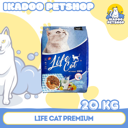 LIFE CAT DRY FOOD 20KG-LIFE CAT MAKANAN KERING 20KG