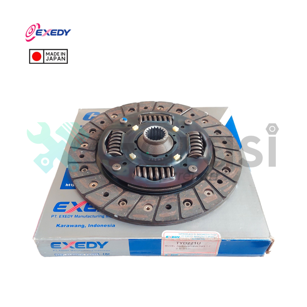 Kampas Kopling Agya Ayla Calya Sigra 1.0 Exedy Daikin Japan Clutch Disc Ori