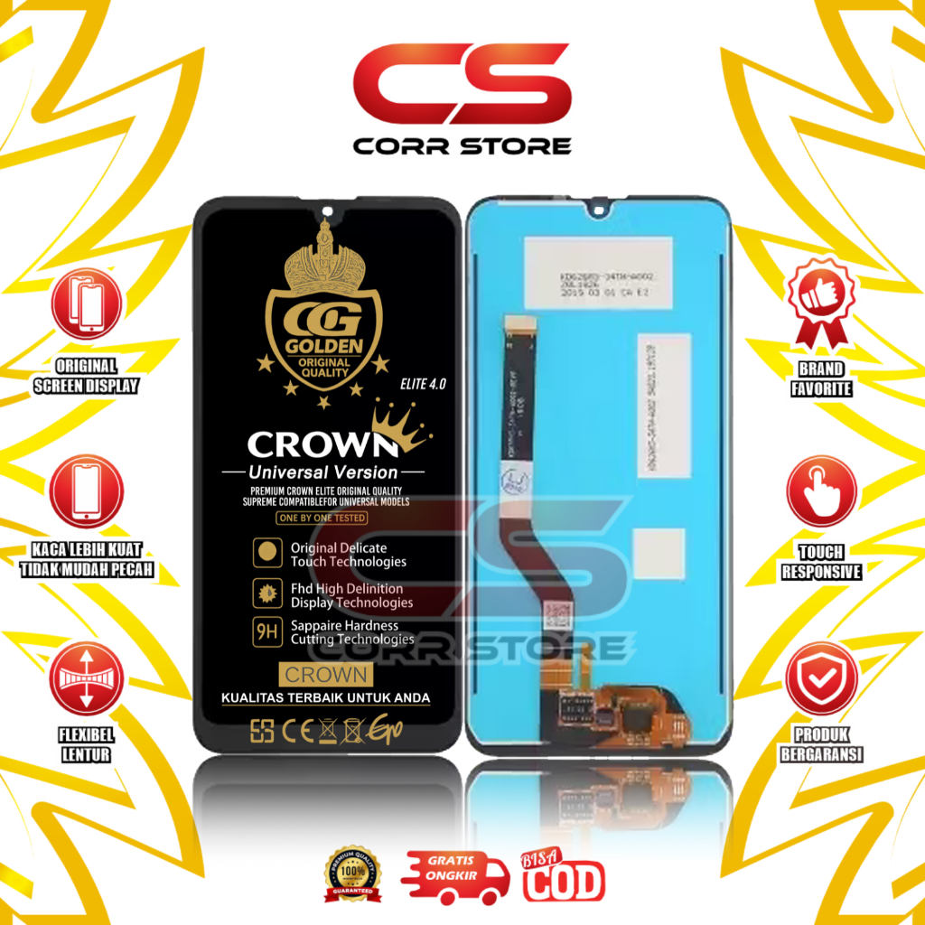 LCD TOUCHSCREEN HUAWE1 Y7 2019 / Y7 PRO 2019 / Y7 PRIME 2019 ORIGINAL FULLSET COMPLETE