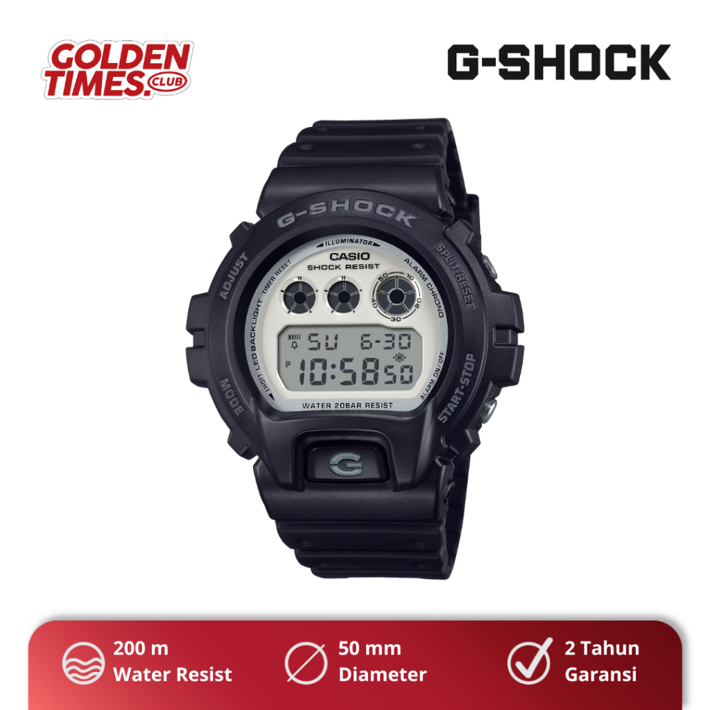 Jam Tangan Pria G-Shock DW-6900WD-1DR ''Panda'' BNIB Fullset PROMO