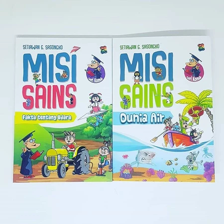 Buku Pengetahuan Anak - Komik Misi Sains - Dunia Air - Fakta Udara