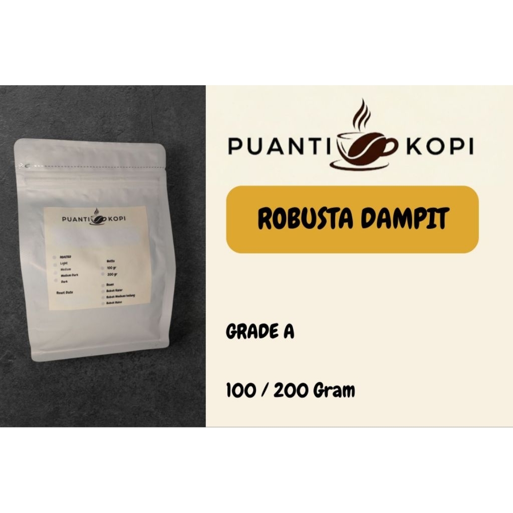 

Kopi Biji / Bubuk Fine Robusta Dampit - Toko Kopi Puanti