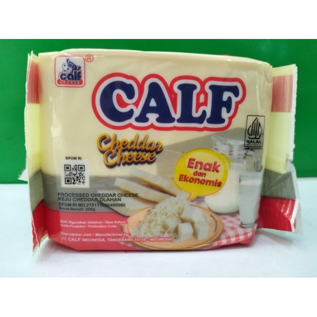 

calf keju cheddar olahan 200g