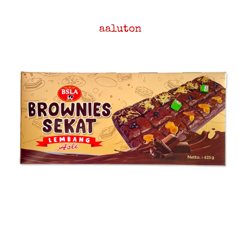 Bolu Susu Lembang Asli Rasa Brownies Sekat - Bolu Lembang - Jajanan Oleh-oleh Terlaris