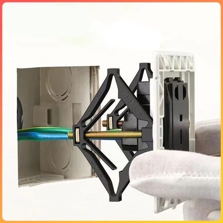 10PCS 86mm Per Dinding Tanpa Inbow Kotak Perbaikan Sekrup Steker Switch Soket Kotak Pengganti Tempel