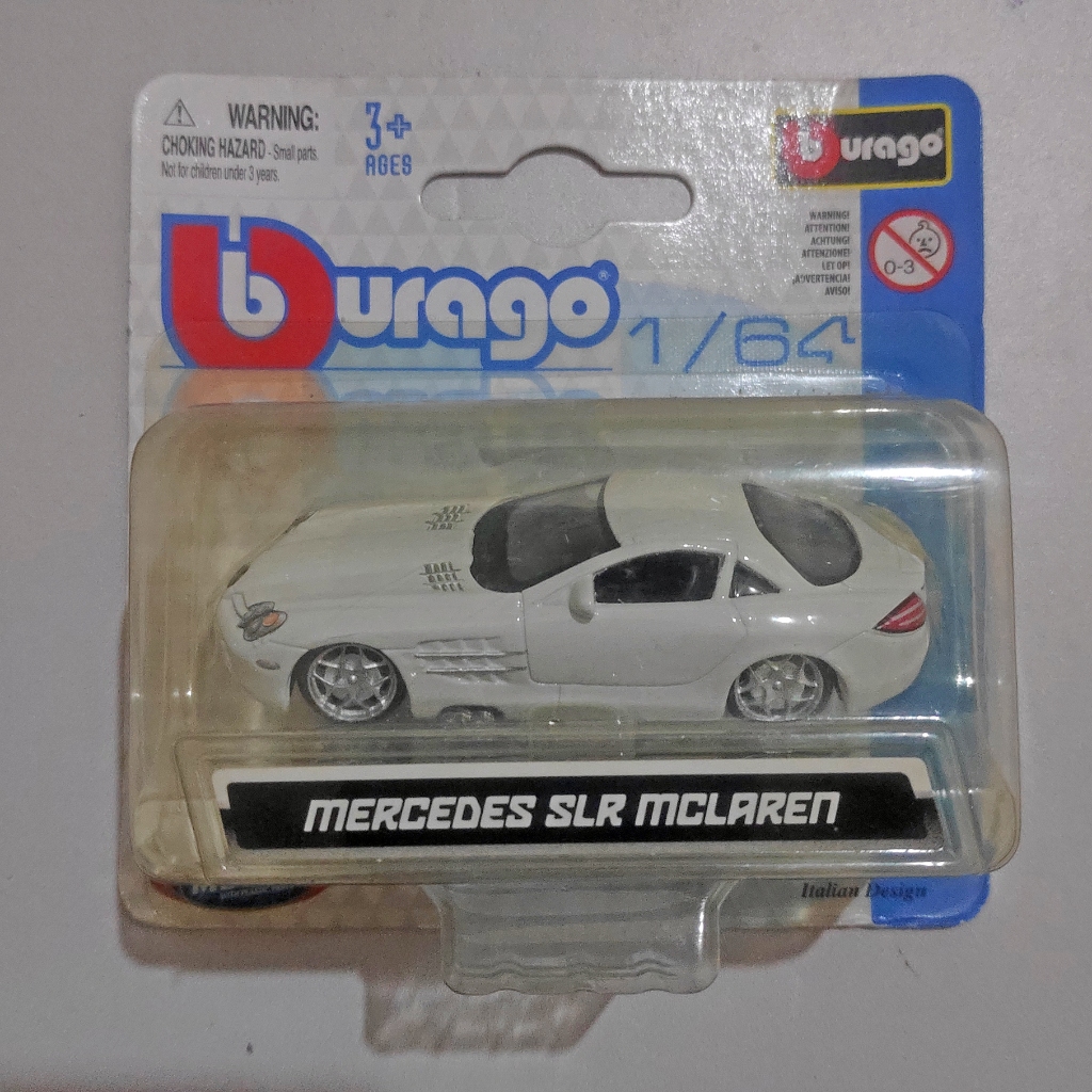 Bburago Mercedes SLR McLaren PUTIH Burago