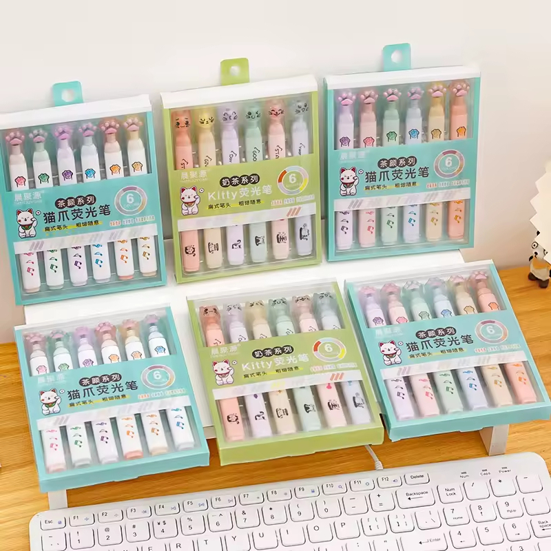 

(COD BISA) STABILO WARNA PASTEL CANTIK & IMUT 1SET ISI 6 PCS HIGHLIGHTER UNTUK KANTOR / SEKOLAH