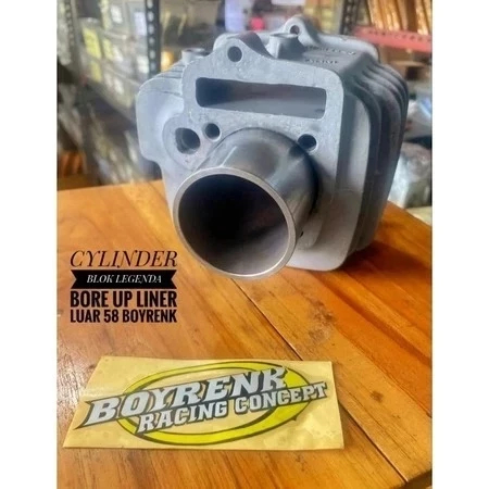 CYLINDER BLOK LEGENDA SUPRAFIT LINER LUAR 58 - BOYRENK RACING CONCEPT